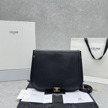 商品名称：セリーヌ CELINE 99-CE123632BK  2026年新作 ブザス ソフト トリオンフ ショルダーバッグ フラップバッグ レディース
