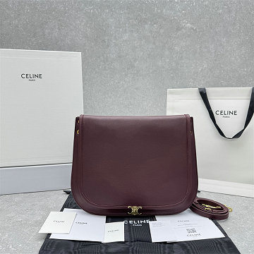 商品名称：セリーヌ CELINE 99-CE123632JH 2026年新作 ブザス ソフト トリオンフ ショルダーバッグ フラップバッグ レディース