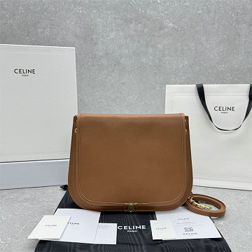 商品名称：セリーヌ CELINE 99-CE123632ZS 2026年新作 ブザス ソフト トリオンフ ショルダーバッグ フラップバッグ レディース