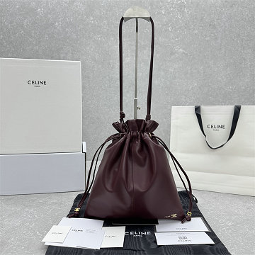 商品名称：セリーヌ CELINE99-CE123662PJH  2026年新作 スモール クリスタル ポーチ ショルダーバッグ ドローストリングバッグ レディース