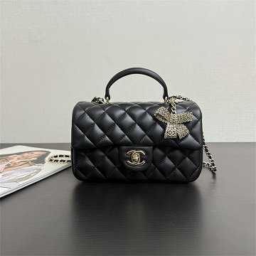 商品名称：シャネル CHANEL 99-CH2431HYJBK 2025/26年秋冬 トップハンドル ミニ クラシック ハンドバッグ ショルダーバッグ レディース
