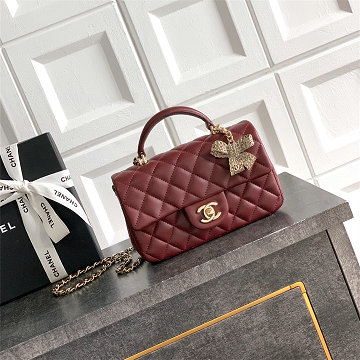 商品名称：シャネル CHANEL 99-CH2431HYJJH 2025/26年秋冬 トップハンドル ミニ クラシック ハンドバッグ ショルダーバッグ レディース