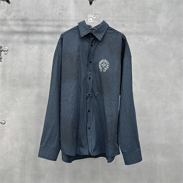 クロムハーツ Chrome Hearts 2026年新作 オーバーサイズ ユニセックス ワイシャツ ブラウス 長袖 ストリートスタイル 男女兼用