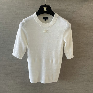 商品名称：シャネル CHANEL 2026年新作 ショートスリーブ ウール セーター クルーネック レディース