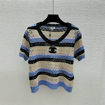 商品名称：シャネル CHANEL 2026年新作 ショートスリーブ ウール セーター クルーネック レディース