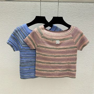 商品細詳を見る:シャネル CHANEL 2026年新作 ショートスリーブ ウール セーター クルーネック レディース