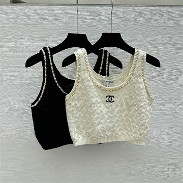 シャネル CHANEL 2026年新作 ニットベスト タンクトップ ウール セーター クルーネック レディース