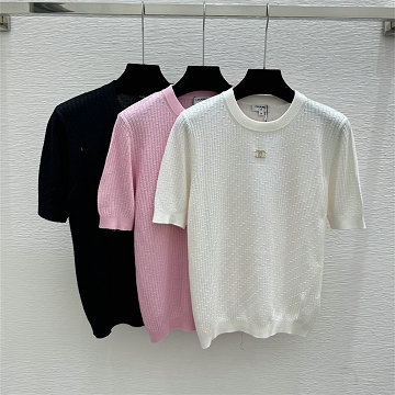 商品細詳を見る:シャネル CHANEL 2026年新作 ショートスリーブ ウール セーター クルーネック レディース