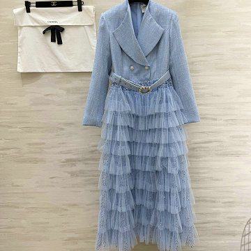 商品細詳を見る:シャネル CHANEL 2026年新作 ロングドレス ロングスリーブ ワンピース レディース