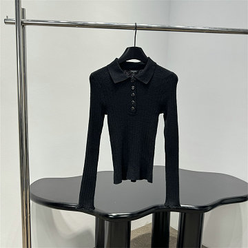 シャネル CHANEL 2026年新作 ロングスリーブ ニットセーター ポロネック レディース