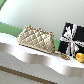 商品名称：シャネル CHANEL 99-CH5912QJ 2025/26年 クルーズ コレクション ショー クラッチ バッグ ショルダーバッグ レディース