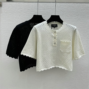 商品細詳を見る:シャネル CHANEL 2026年新作 ショートスリーブ ウール セーター クルーネック レディース