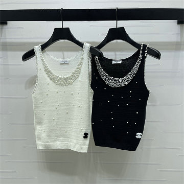 商品細詳を見る:シャネル CHANEL 2026年新作 ニットベスト タンクトップ ノースリーブ ウール セーター クルーネック レディース