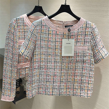 シャネル CHANEL 2026年新作 ショートスリーブ Tシャツ コットンジャージ スウェット クルーネック カジュアル
