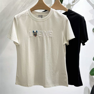商品細詳を見る:ロエベ LOEWE 2026年新作 コットンジャージー Tシャツ クルーネック 半袖 レディース