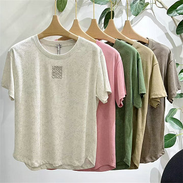 商品細詳を見る:ロエベ LOEWE 2026年新作 コットンジャージー Tシャツ クルーネック 半袖 レディース