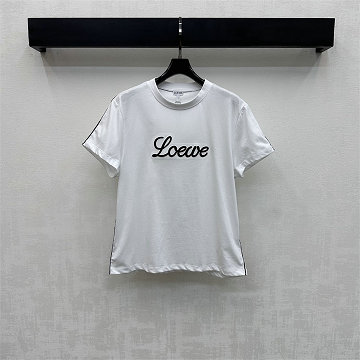 商品細詳を見る:ロエベ LOEWE 2026年新作 コットンジャージー Tシャツ クルーネック 半袖 レディース