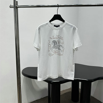 商品細詳を見る:ルイヴィトン LOUISVUITTON 2026年新作 コットンジャージー Tシャツ クルーネック 半袖 男女兼用