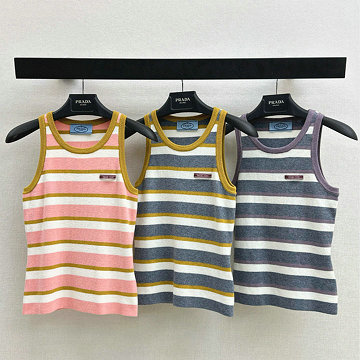 商品名称：プラダ PRADA 2026年新作 ニットベスト ノースリーブ ウール セーター クルーネック レディース