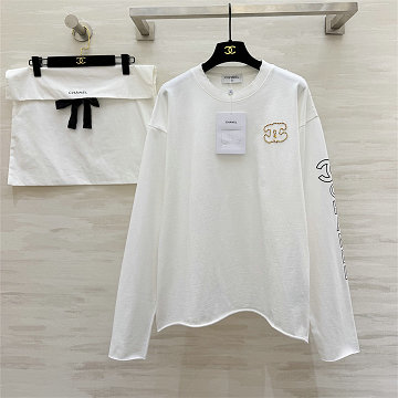 商品名称：シャネル CHANEL 2026年新作 ロングスリーブ Tシャツ コットンジャージ スウェット クルーネック カジュアル