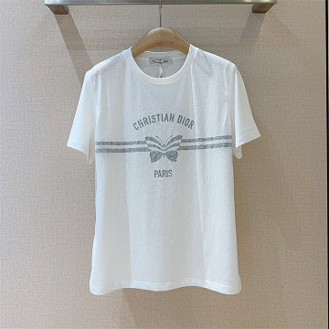 商品名称：クリスチャンディオール CHRISTIAN DIOR 2026年新作 ショートスリーブ Tシャツ コットンジャージ スウェット クルーネック カジュアル
