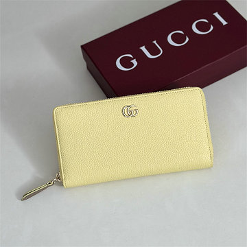 グッチ GUCCI 99-GG456117PQY 2026年新作 GGマーモント ジップアラウンドウォレット ファスナー長財布 ロングウォレット カーフレザー