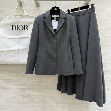商品細詳を見る:クリスチャンディオール CHRISTIAN DIOR 2026年新作 スーツセット 上下セット スーツコート ミディアム スカート カジュアル