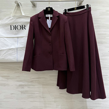 商品名称：クリスチャンディオール CHRISTIAN DIOR 2026年新作 スーツセット 上下セット スーツコート ミディアム スカート カジュアル