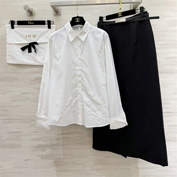 商品名称：クリスチャンディオール CHRISTIAN DIOR 2026年新作 上下セット ブラウス ミディアム スカート カジュアル