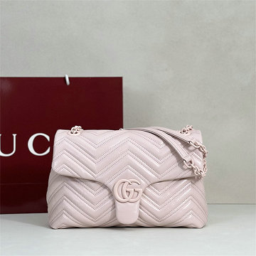 商品名称：グッチ GUCCI 99-GG850676PQF 2026年新作 GG マーモント フラップバッグ チェーン ショルダーバッグ レディース