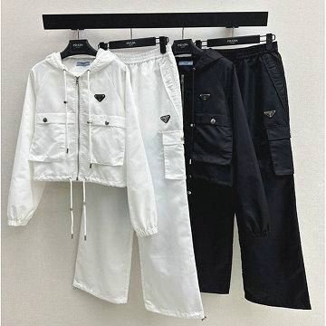 商品名称：プラダ PRADA XG-TZPD26001 2026年新作 UVカット 上下 セットパップ ロングスリーブ ジャケット スポーツパンツ 日焼け止め カジュアル
