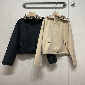 商品細詳を見る:バーバリー BURBERRY XG-WTBR26001 2026年新作 リバーシブル ジップジャケット ロングスリーブ トップスコート アウターコート チェック柄