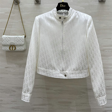 商品細詳を見る:クリスチャンディオール CHRISTIAN DIOR XG-WTCD26008 2026年新作 ロングスリーブ ジャカード ジャケット ジップ開閉式 トップスコート