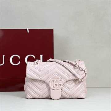 商品細詳を見る:グッチ GUCCI 99-GG855371QF 2026年新作 GG マーモント フラップバッグ チェーン ショルダーバッグ レディース