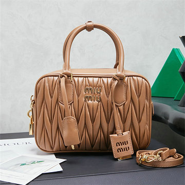 商品細詳を見る:ミュウミュウ MIUMIU 99-MM5BB124BZS 2026年新作 アルカディ トートバッグ スモール ハンドバッグ 2way ショルダーバッグ