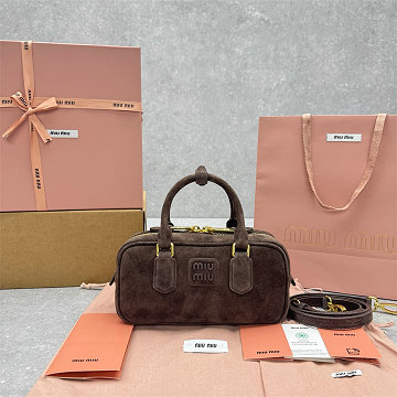 ミュウミュウ MIUMIU 99-MM5BB142RSK  2026年新作 アルカディ トートバッグ スモール ハンドバッグ 2way ショルダーバッグ