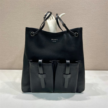 商品名称：プラダ PRADA 99-PD1BC293BK 2026年新作 ルート ラージ トートバッグ ハンドバッグ