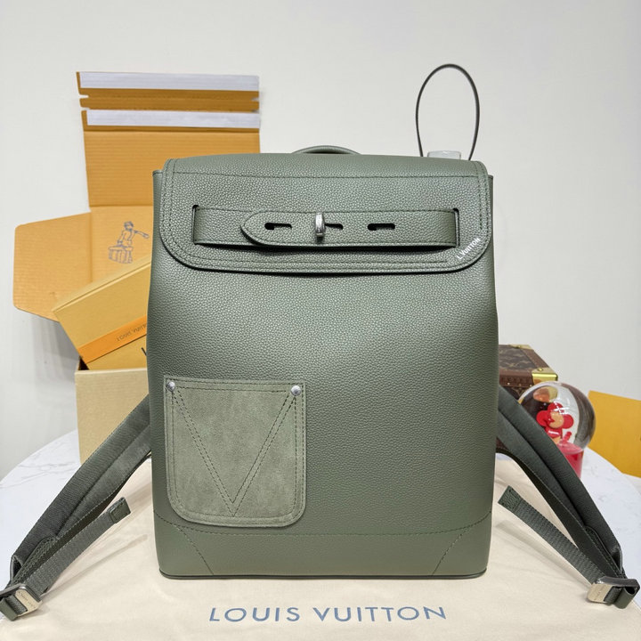商品細詳を見る:ルイヴィトン LOUISVUITTON 2026年新作 M26852 スティーマー バックパック メンズ リュックサック リュック LV タッチ レザー