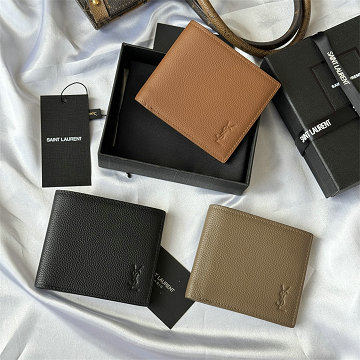 商品細詳を見る:イヴサンローラン Saint laurent YSL025-YSL607727LHS 2026年新作 二つ折り短財布 ショートウォレット メンズ