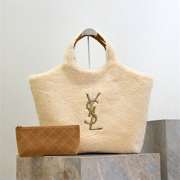 商品細詳を見る:イヴサンローラン Saint laurent YSL 2026年新作 イカール ショッピングバッグ トートバッグ ハンドバッグ ウール