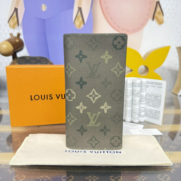 商品名称：ルイヴィトン LOUISVUITTON 2026年新作 M27055 ポルトフォイユ ブラザ 二つ折り長財布 ロングウォレット モノグラム サープラス キャンバス