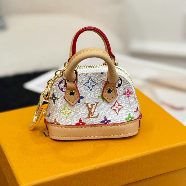 商品名称：ルイヴィトン LOUISVUITTON 2026年新作 M02458 LV x TM バッグチャーム マイクロ アルマ キーホルダー モノグラム マルチカラー キャンバス