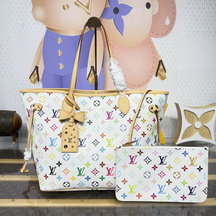 商品細詳を見る:ルイヴィトン LOUISVUITTON 2026年新作 M27787 LV x TM ネヴァーフル MM トートバッグ ハンドバッグ コーティッド キャンバス