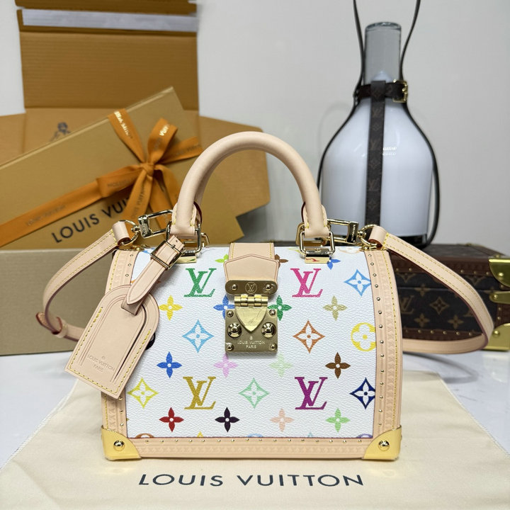 商品名称：ルイヴィトン LOUISVUITTON 2026年新作 M27833 LV x TM スピーディ トランク 20 トートバッグ ショルダーバッグ コーティッド キャンバス