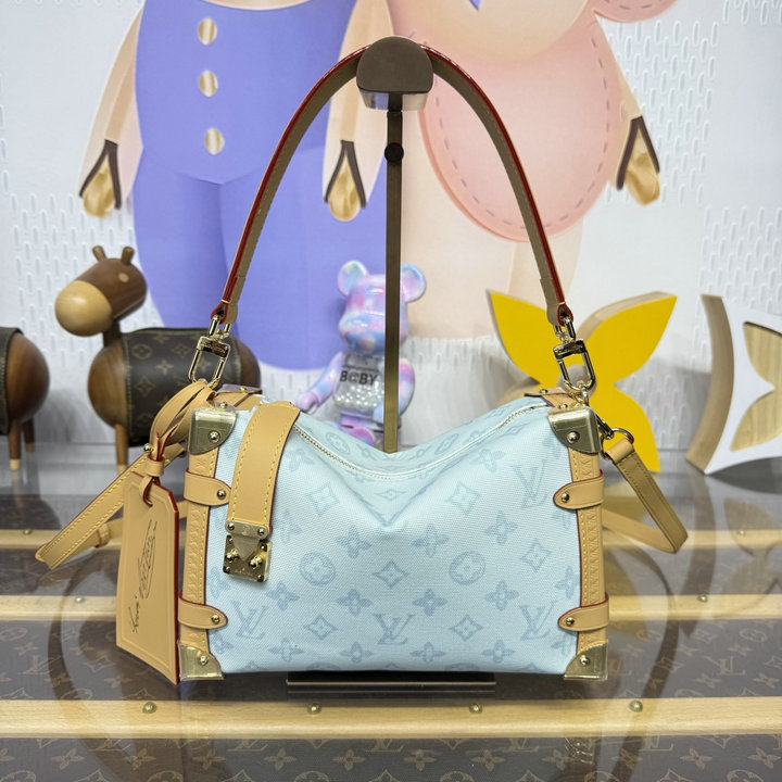 商品細詳を見る:ルイヴィトン LOUISVUITTON 2026年新作 サイドトランク MM ホーボーバッグ ショルダーバッグ コーティッド キャンバス