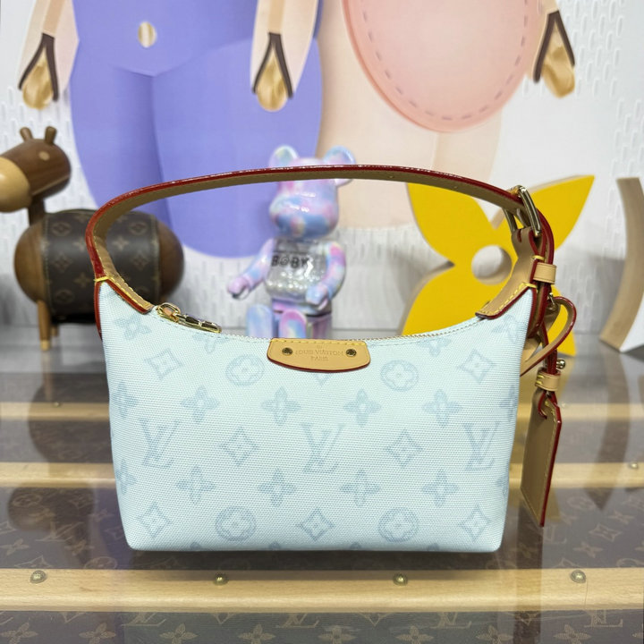 商品名称：ルイヴィトン LOUISVUITTON 2026年新作 ポシェット ヒルズ ホーボーバッグ ショルダーバッグ コーティッド キャンバス