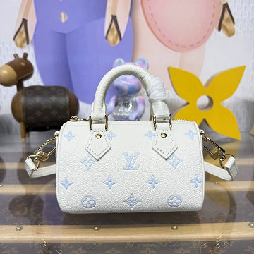 商品名称：ルイヴィトン LOUISVUITTON 2026年新作 ナノ スピーディ トートバッグ ショルダーバッグ カウハイドレザー