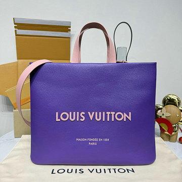 ルイヴィトン LOUISVUITTON 2026年新作 27969D ショッパー トート MM ハンドバッグ ショルダーバッグ レディース カウハイドレザー