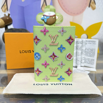 商品名称：ルイヴィトン LOUISVUITTON 2026年新作 M28039 パスポートカバー クーヴェルテュール パスポール モノグラム ドーナツ キャンバス
