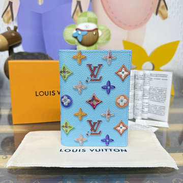 ルイヴィトン LOUISVUITTON 2026年新作 M28040 パスポートカバー クーヴェルテュール パスポール モノグラム ドーナツ キャンバス